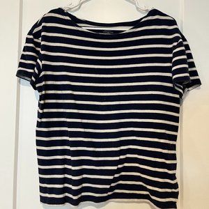Old Navy Women's Cotton Striped Short-Sleeved Knit Top Size S